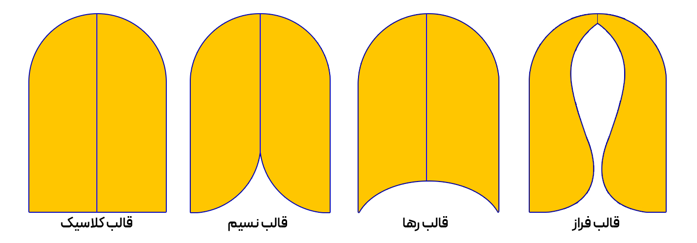 پرچم ساحلی ساتن براق (3متری)-1